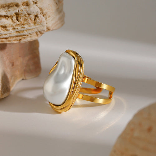 Stainless steel open ring for women's fashion ring